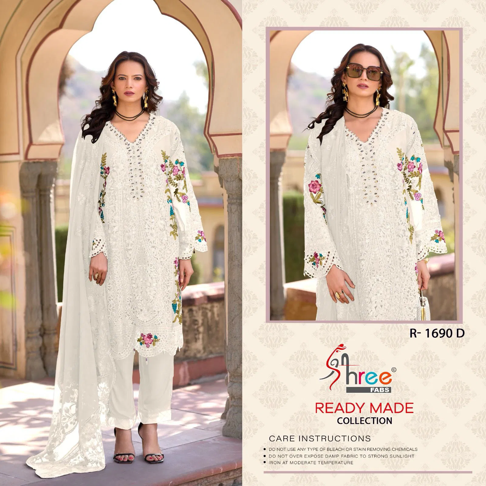 Shree R 1690 Ragga Chiffon Ready Made Pakistani Salwar Suits